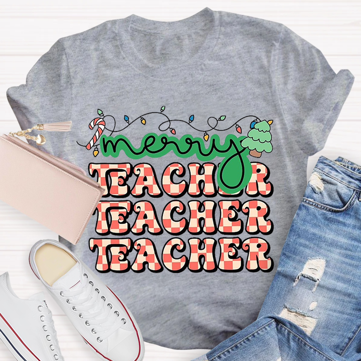 Merry Christmas Teacher T-Shirt