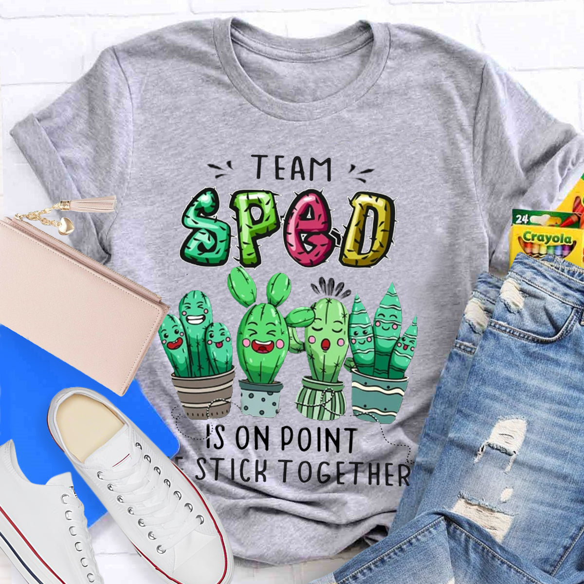 Sped Team Is On Point We Stick Together T-Shirt