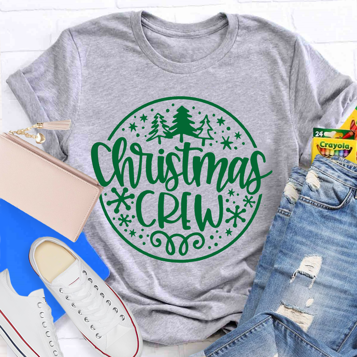 Christmas Crew Teacher T-Shirt