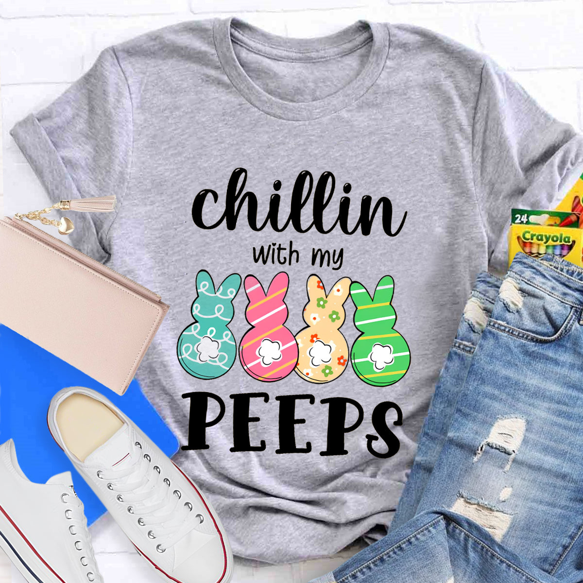 Chilling With My Cute Peeps T-Shirt