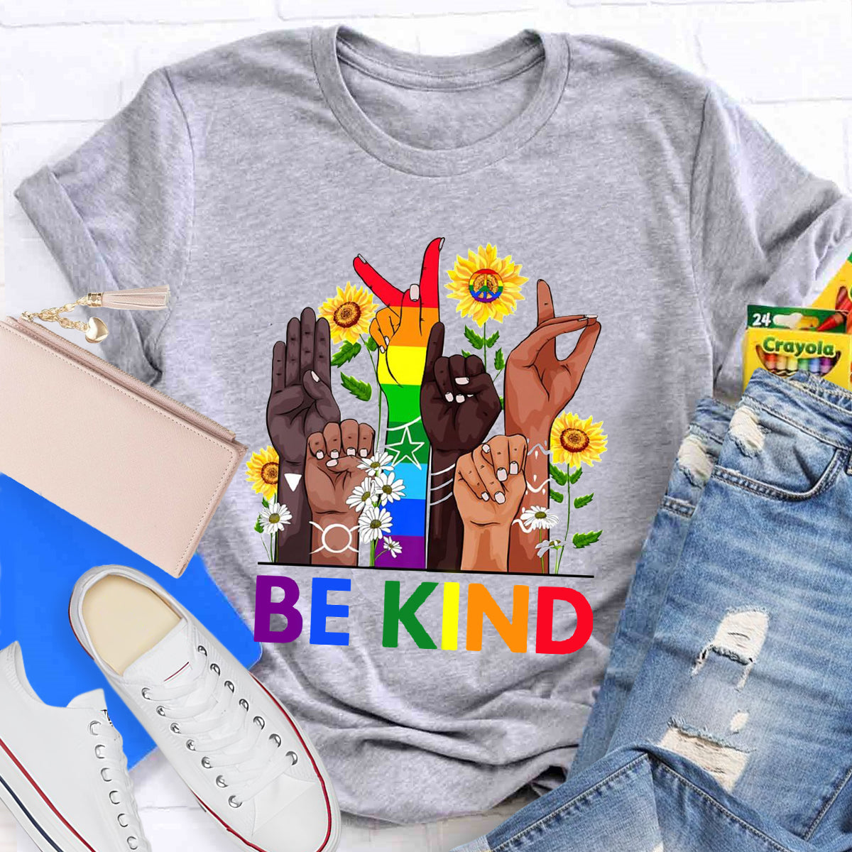 Be Kind Sign Language Hand T-Shirt