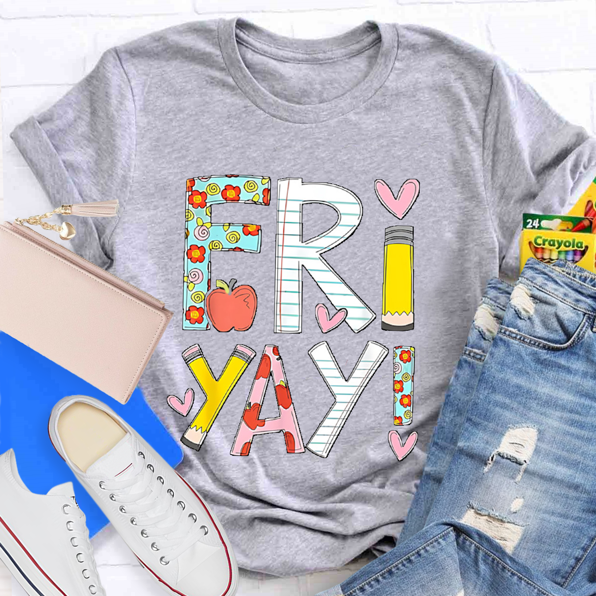 Fri Yay Teacher T-Shirt