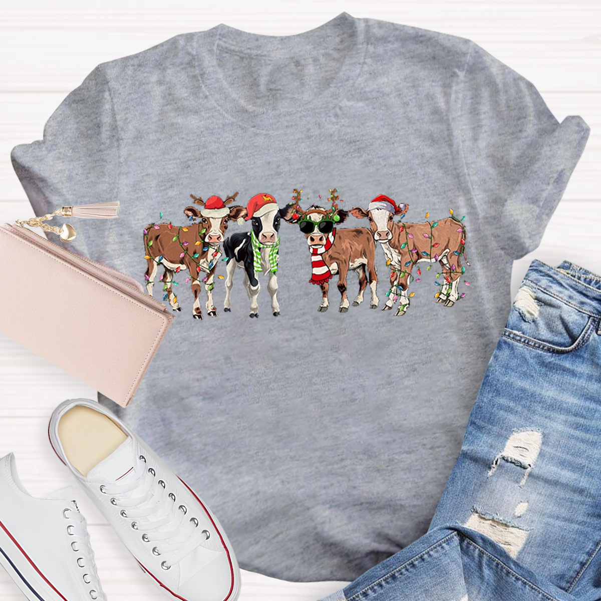 Lights Christmas Teacher T-Shirt