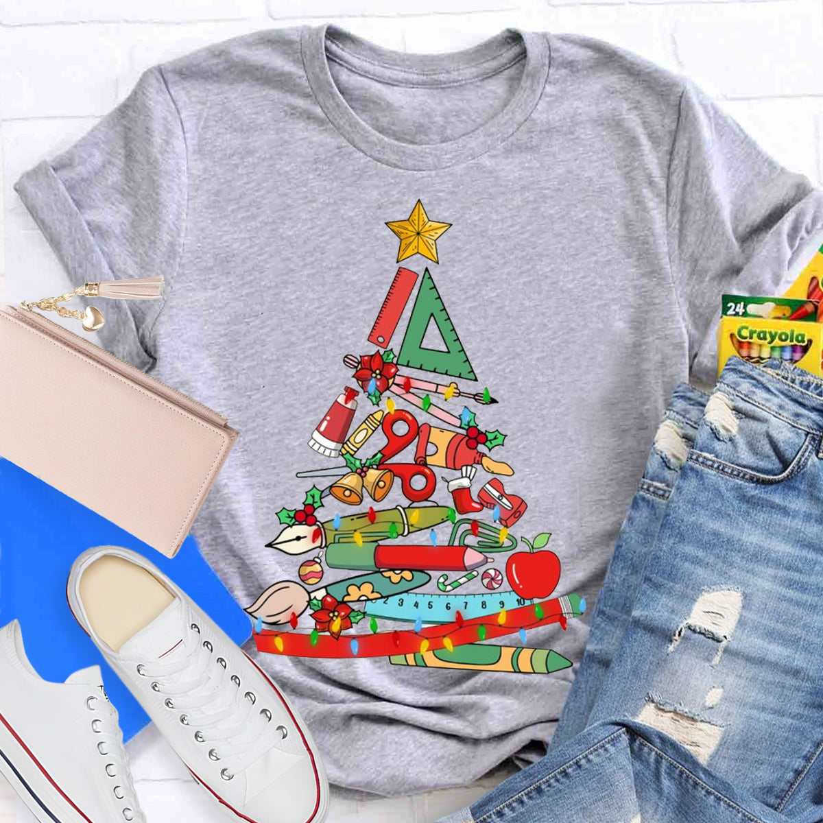 Teaching Aids Christmas Tree T-Shirt