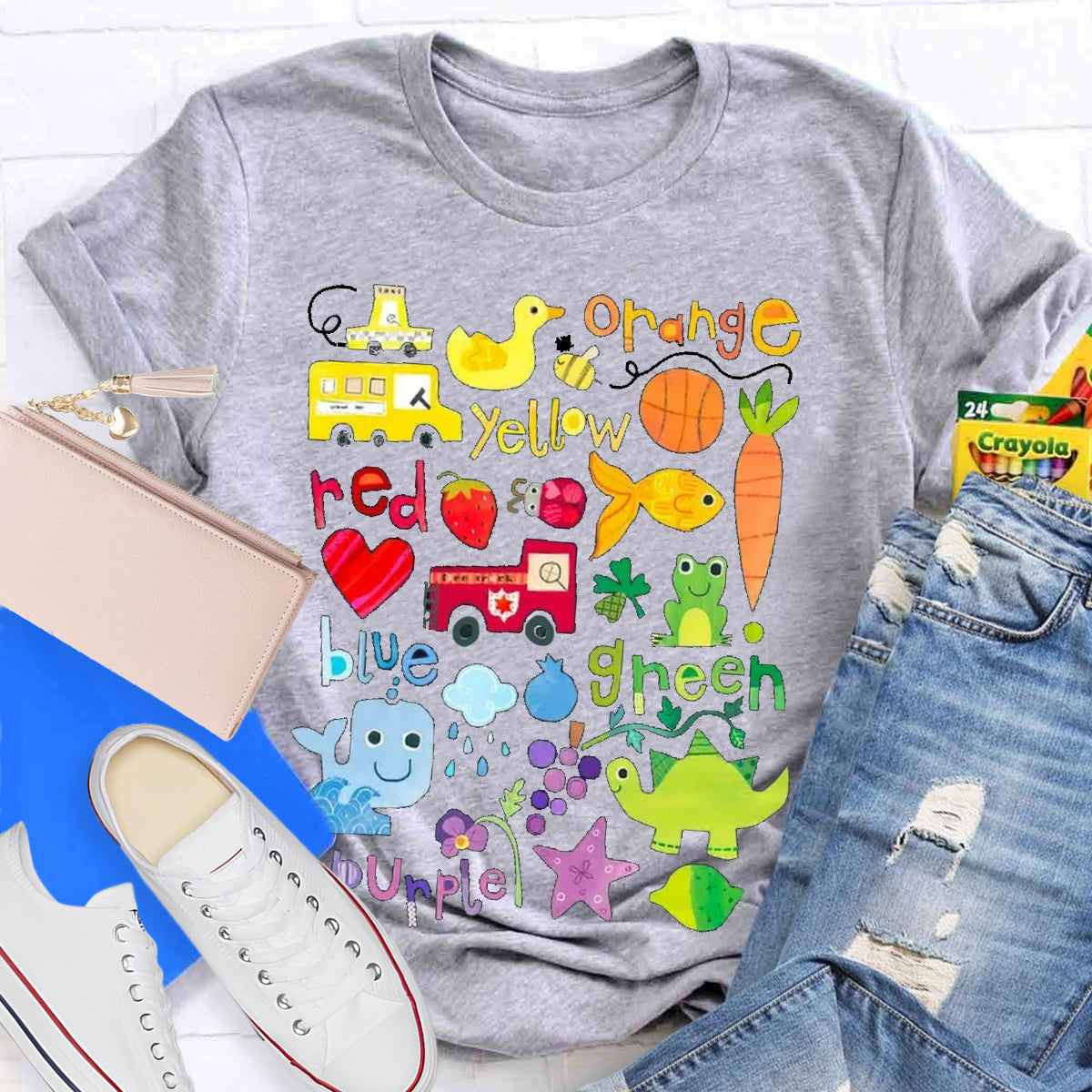 What's Your Favorite Color Teacher T-Shirt