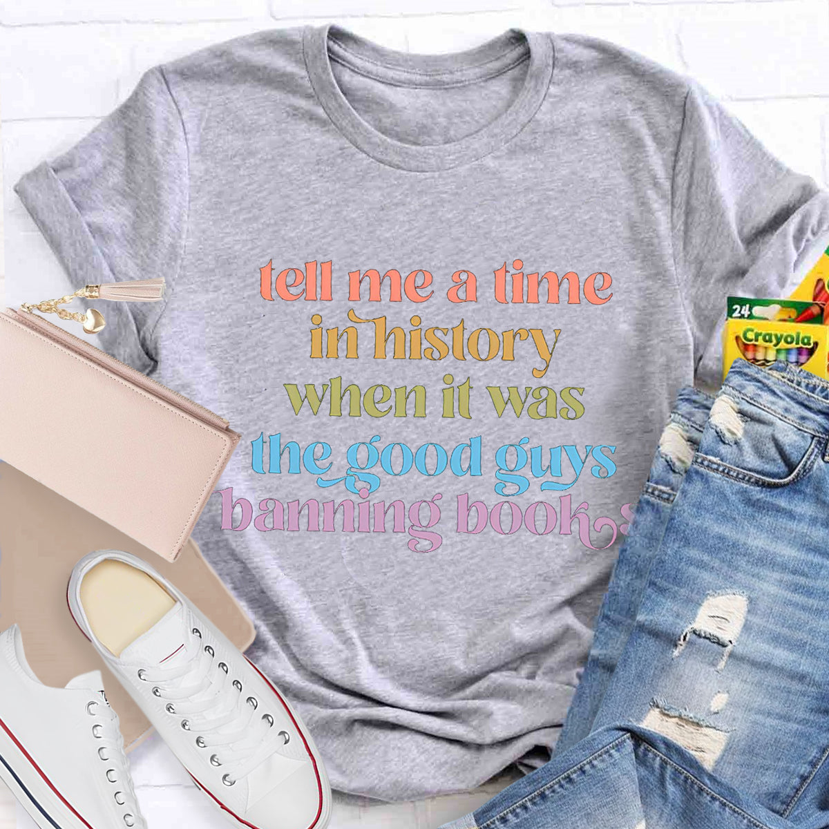 Tell Me A Time In History Teacher T-Shirt