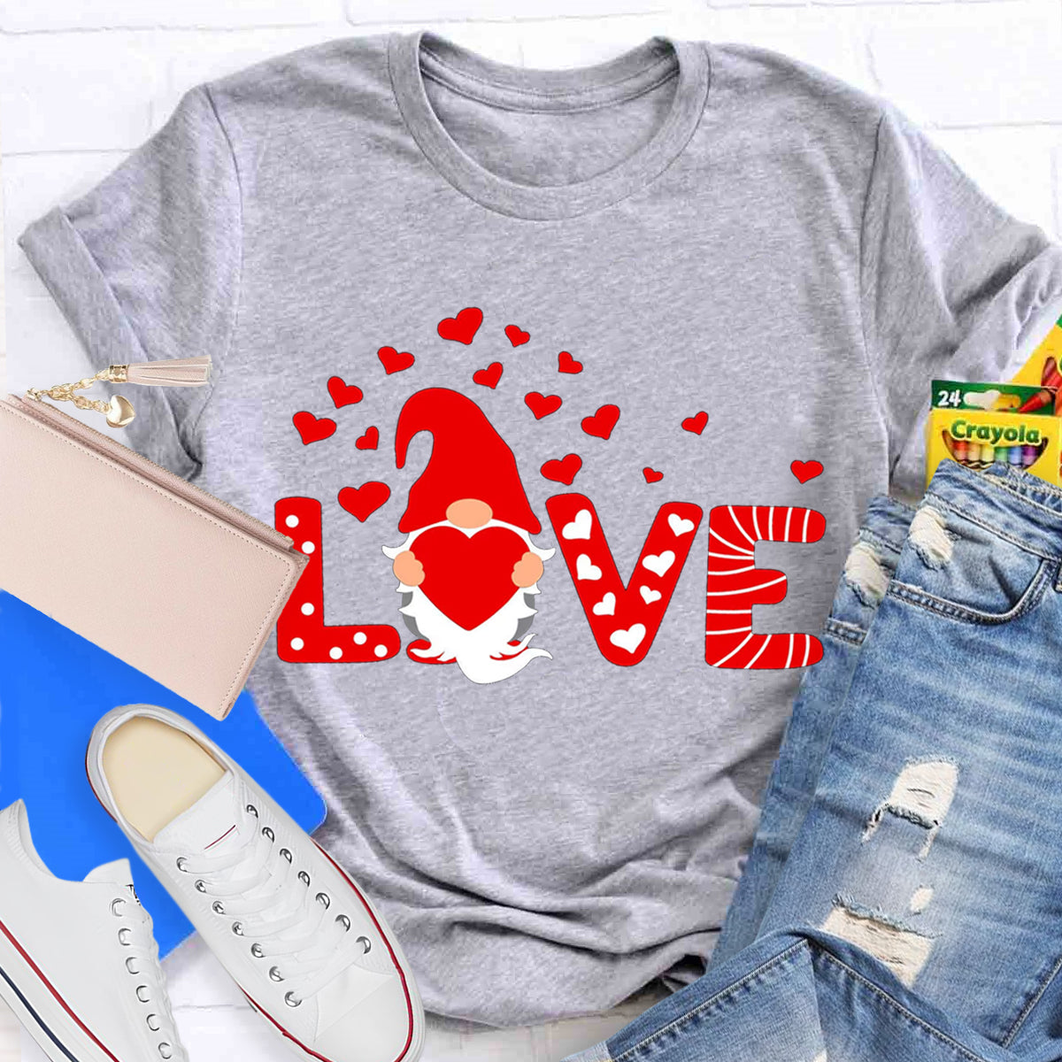 Valentine Love Gnomes T-Shirt