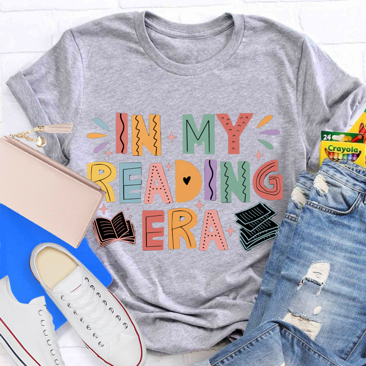 In My Reading Era Teacher T-Shirt