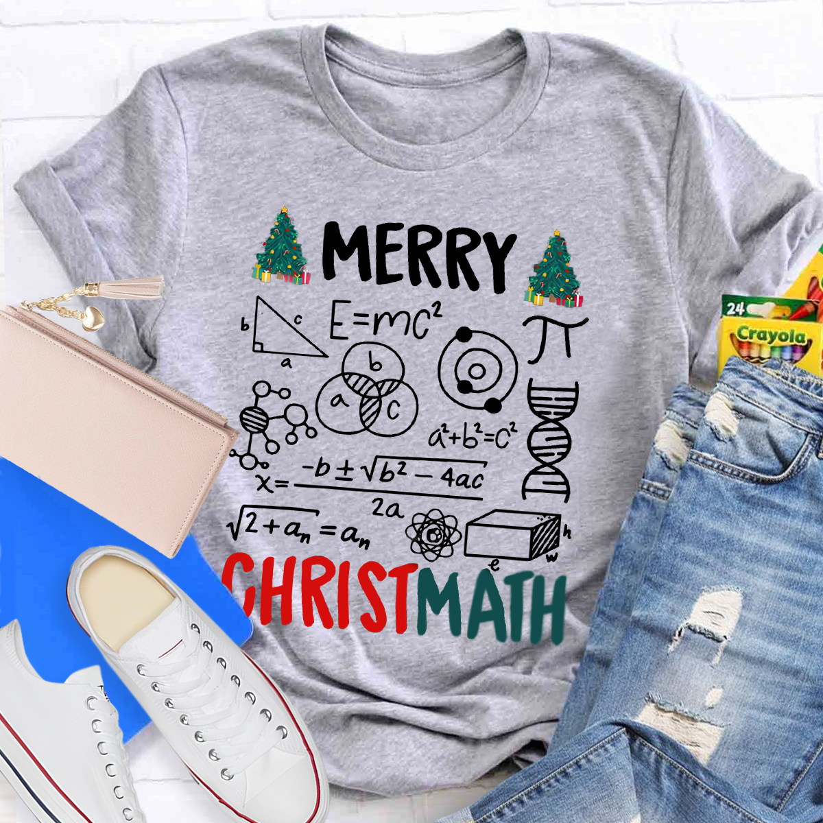 Merry Christmath Math Teacher T-Shirt