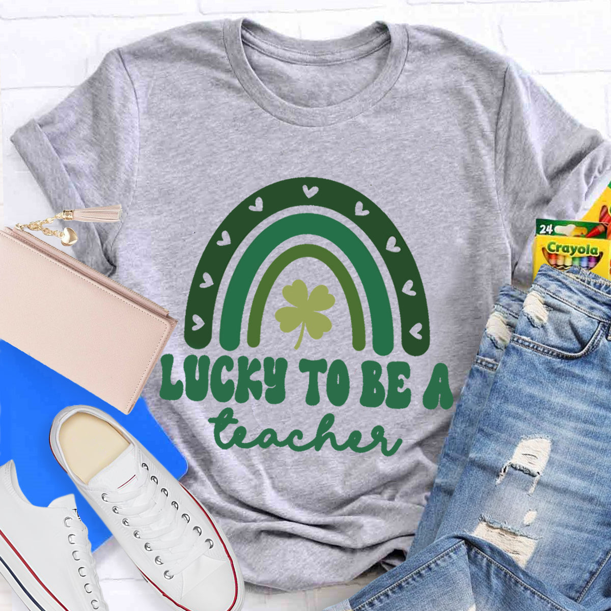 Lucky To Be A Teacher T-Shirt