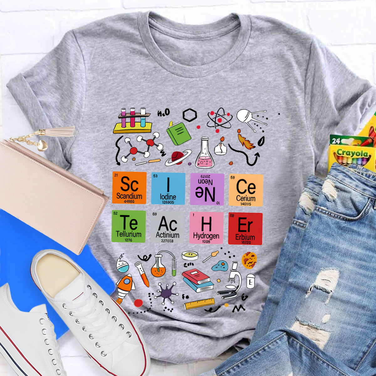 Science Teacher Play With These Equipments T-Shirt