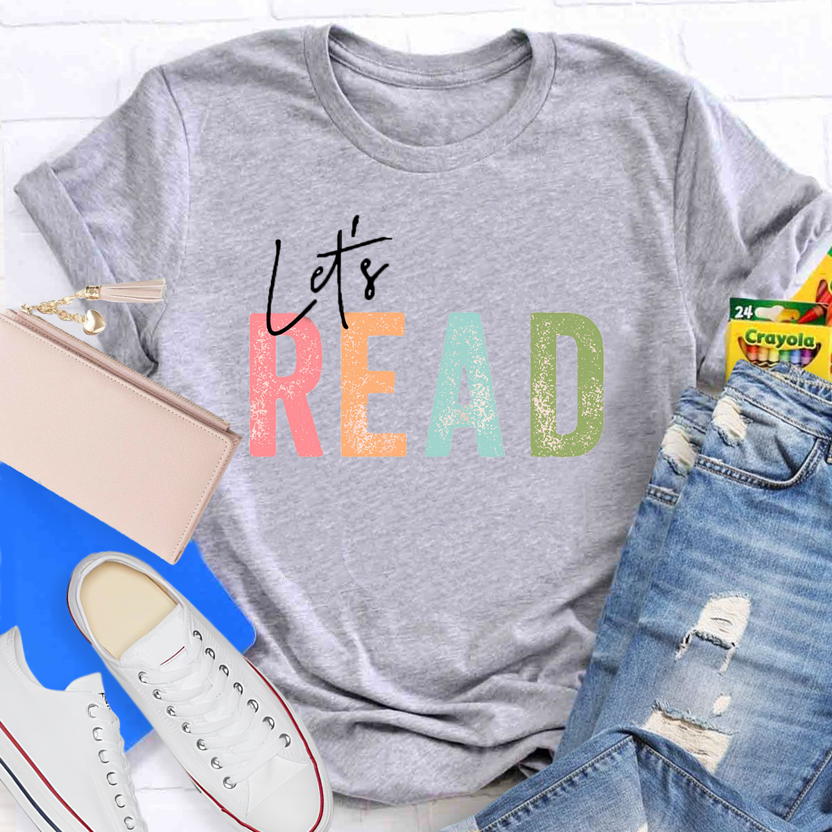 let's Read Teacher T-Shirt