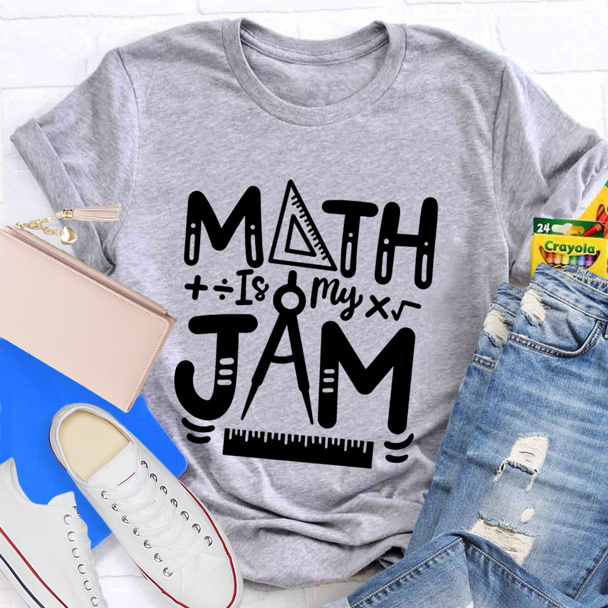 Math Is My Jam Teacher T-Shirt