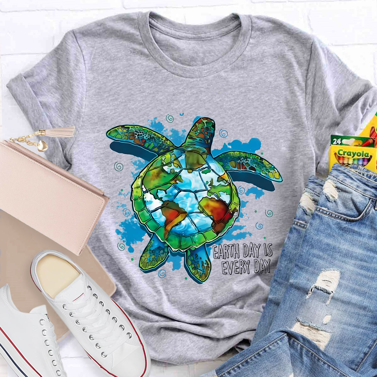 Earth Day Is Every Day Save Turtle T-Shirt