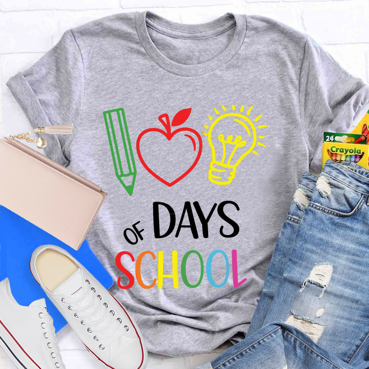 100 Days of School Celebration Teacher T-Shirt