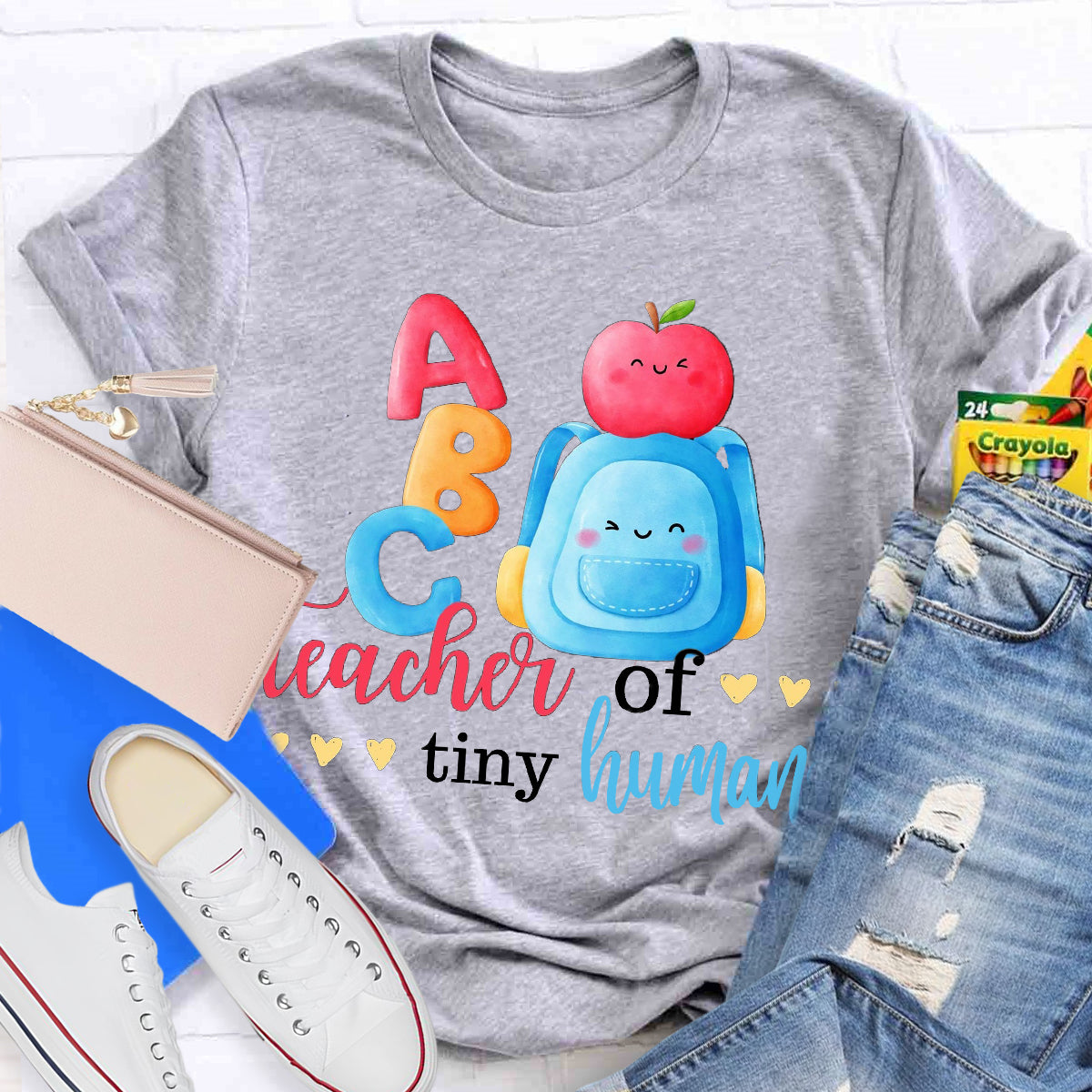 ABC Teacher Of Tiny Humans T-Shirt