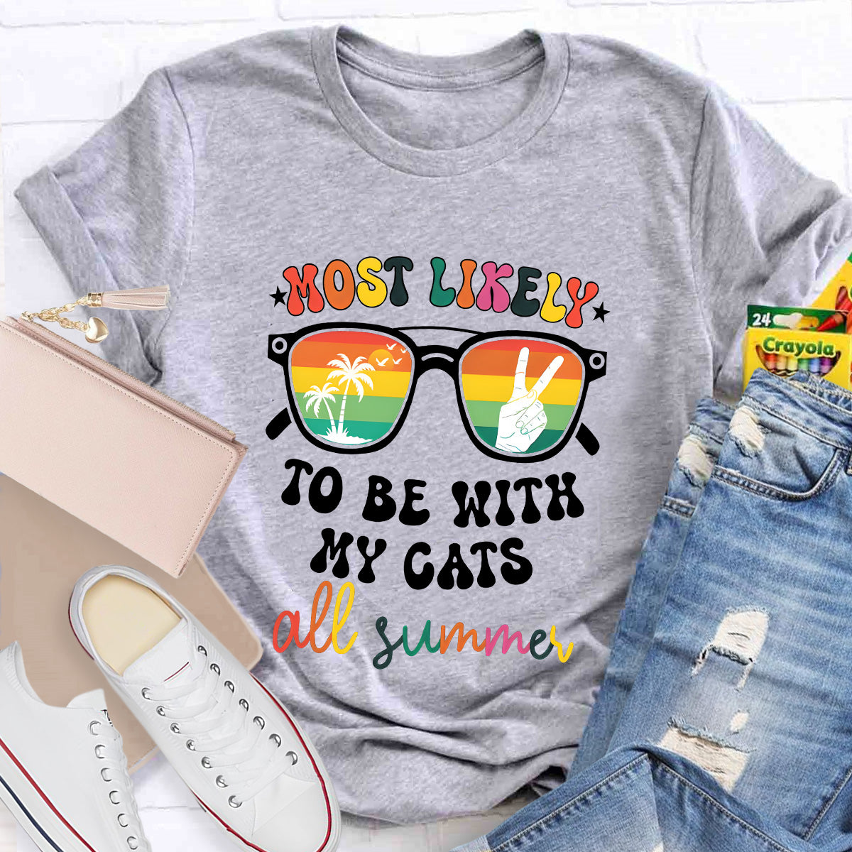 Personalized Text Most Likely To Do Something All Summer T-Shirt