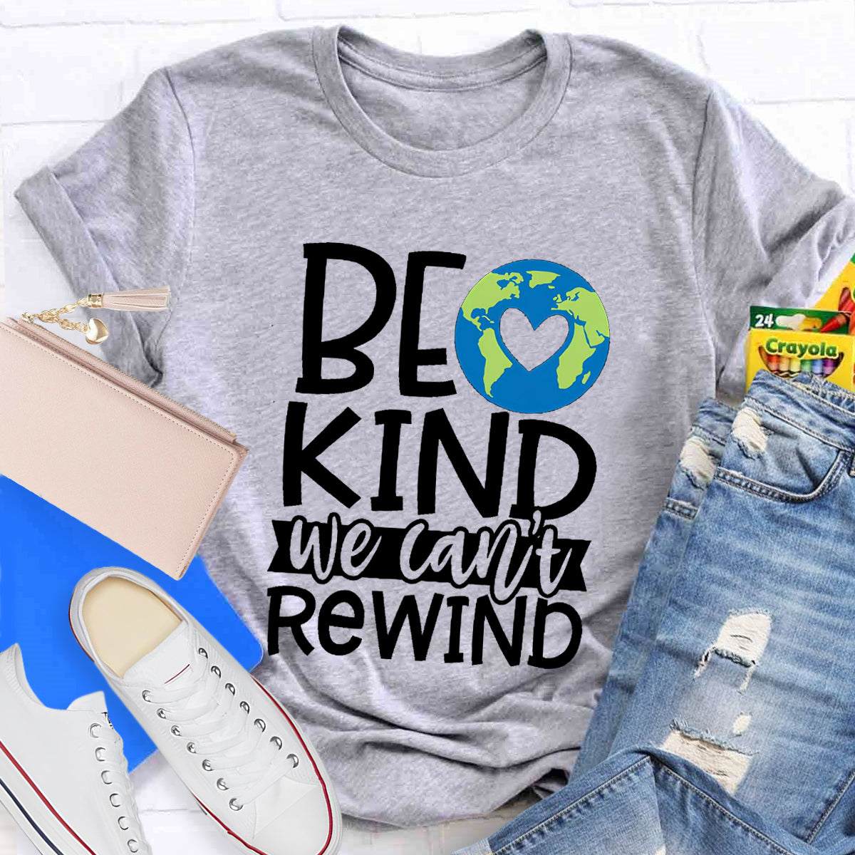 Be Kind, We Can't Rewind Take Care Of The Earth T-Shirt