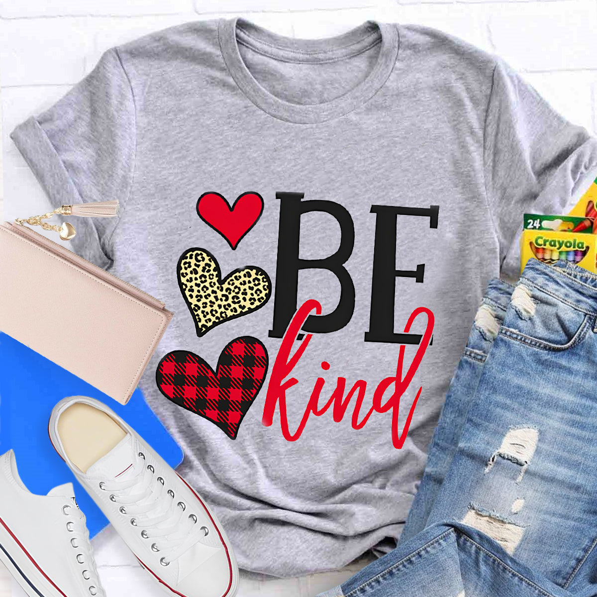 Red Heart Be Kind T-Shirt