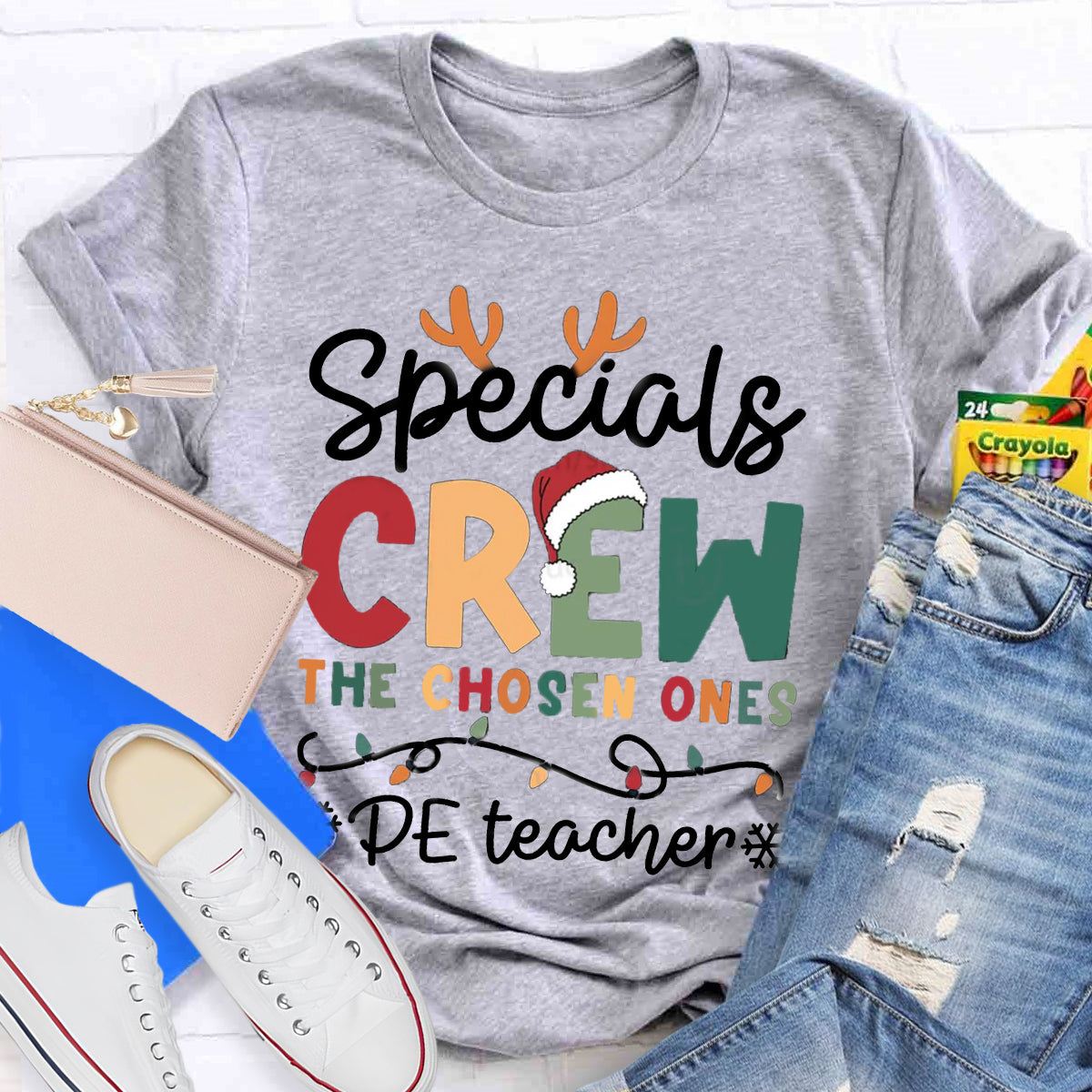 Personalized Subject Specials Crew The Choose Ones PE Teacher T-Shirt