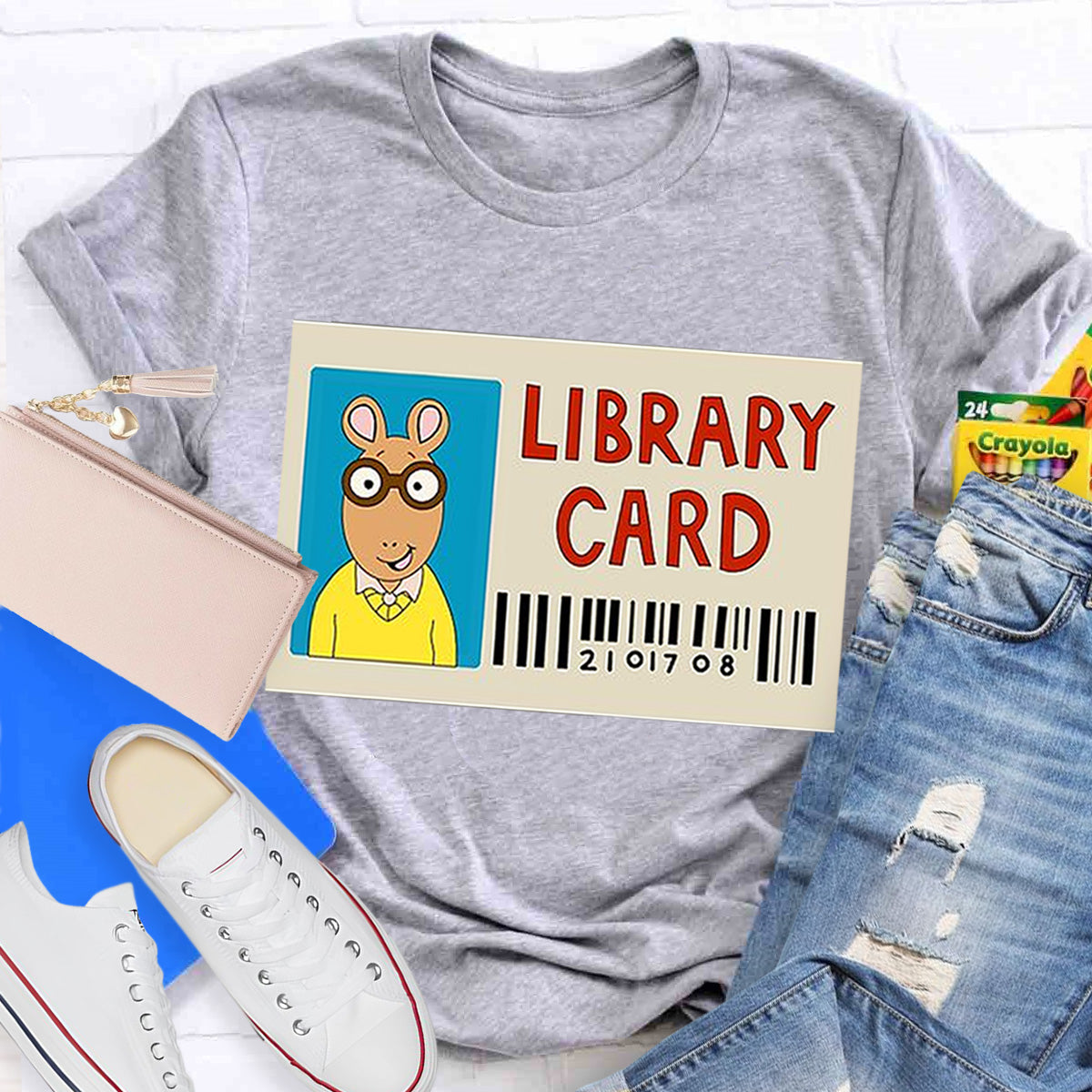 Arthur Library Teacher T-Shirt