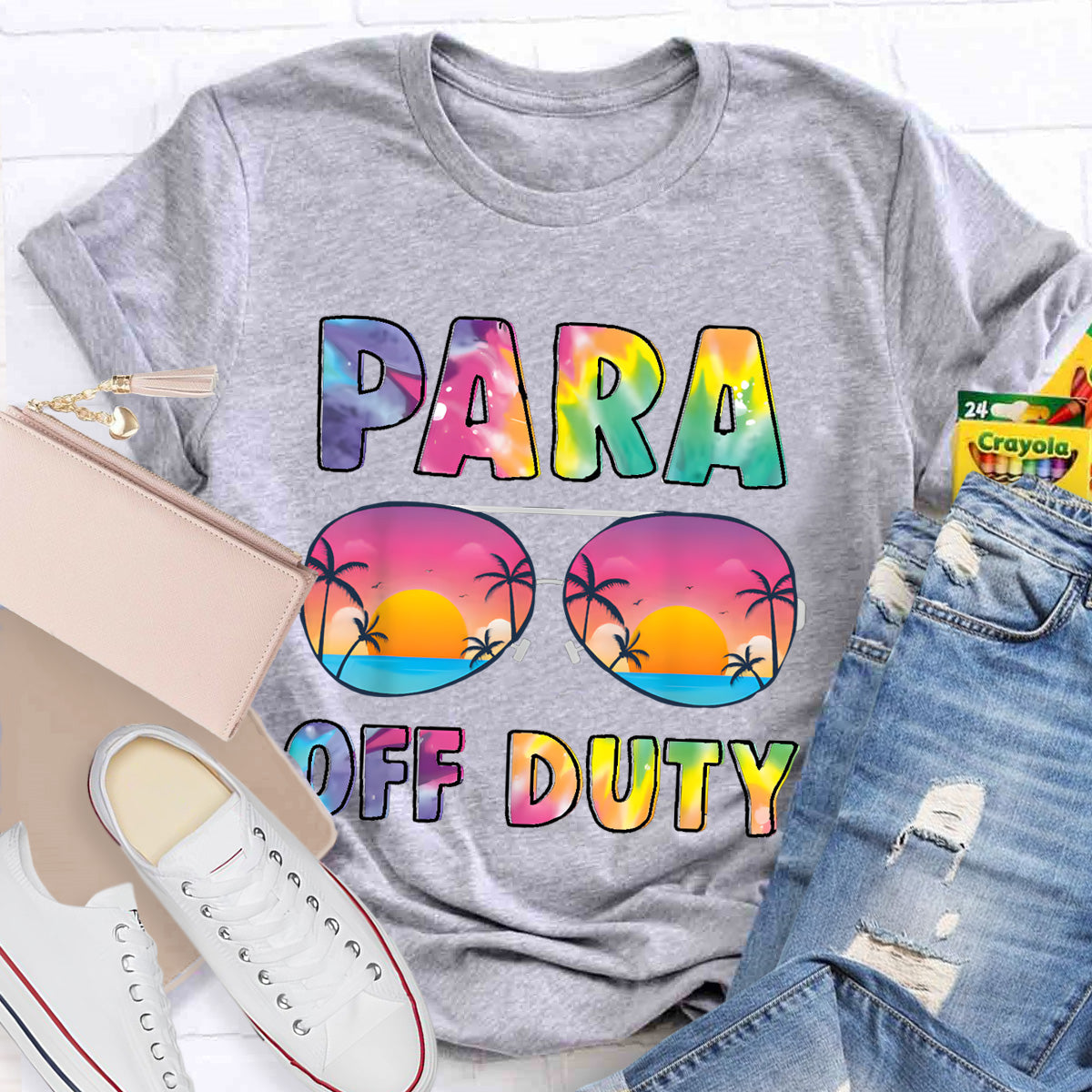 Para Off  Duty Teacher T-Shirt