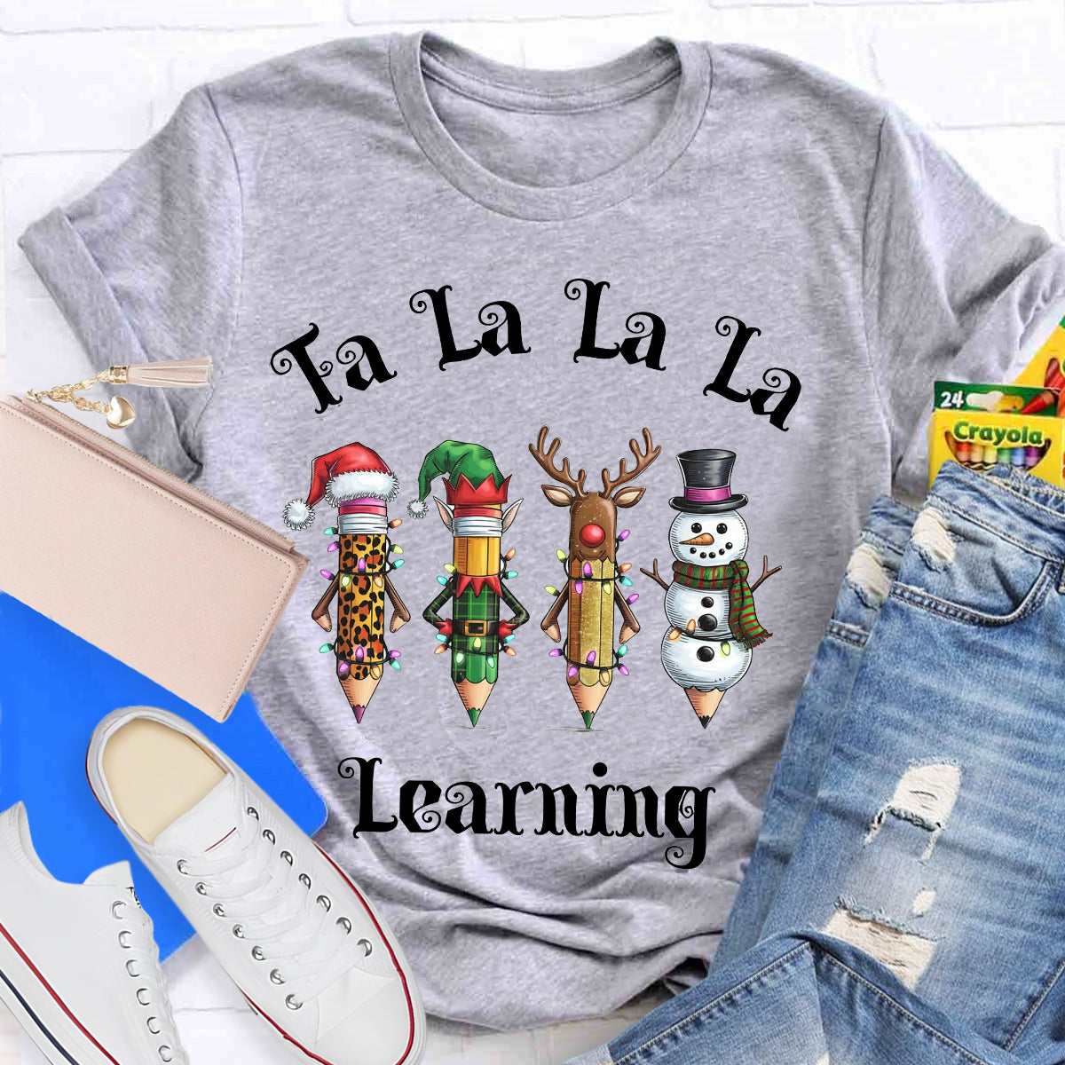 Christmas Pencil Learning T-Shirt