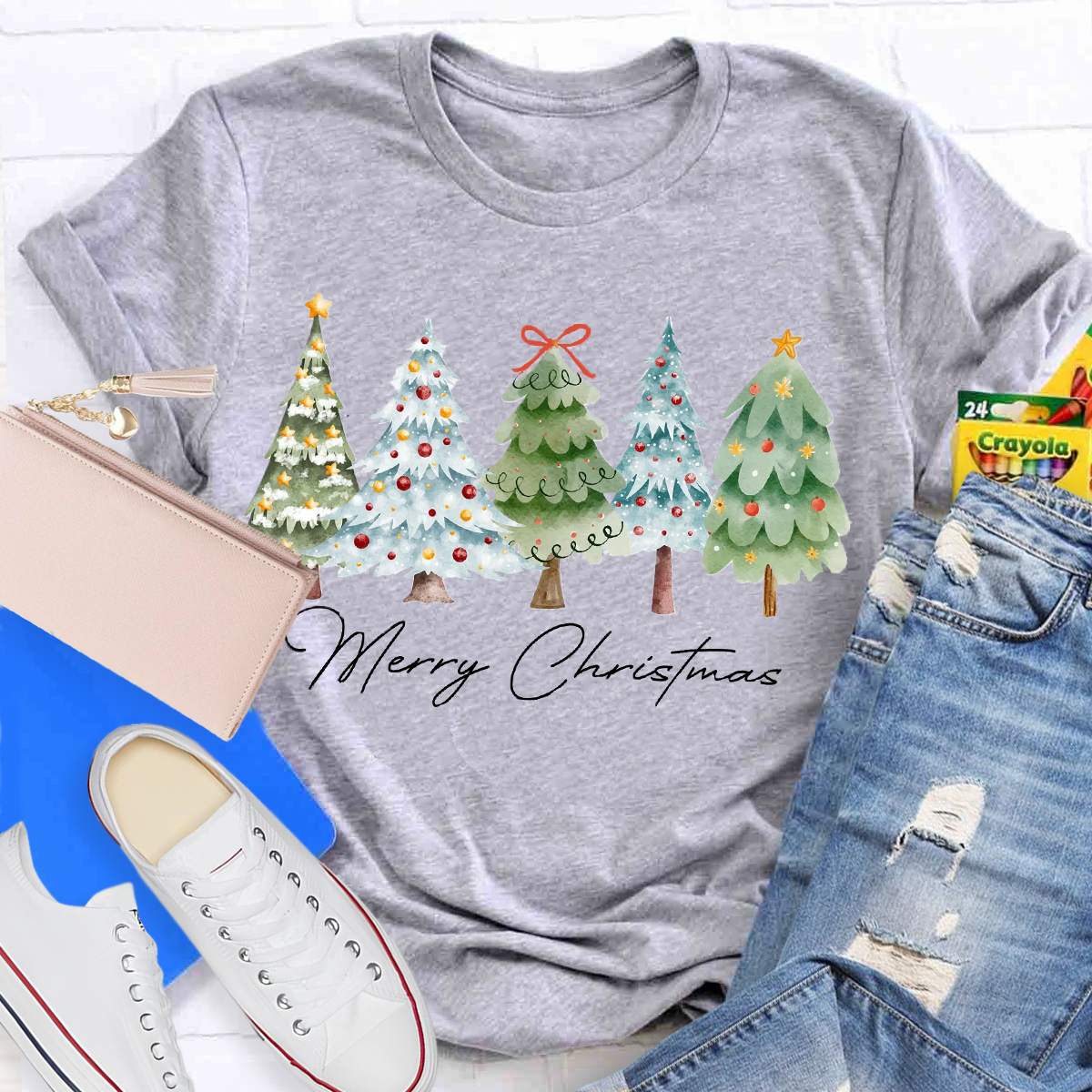 Merry Christmas Tree T-Shirt