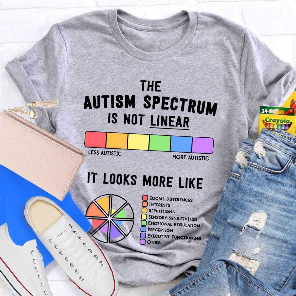 Autism Is A Spectrum Autism Awareness T-Shirt