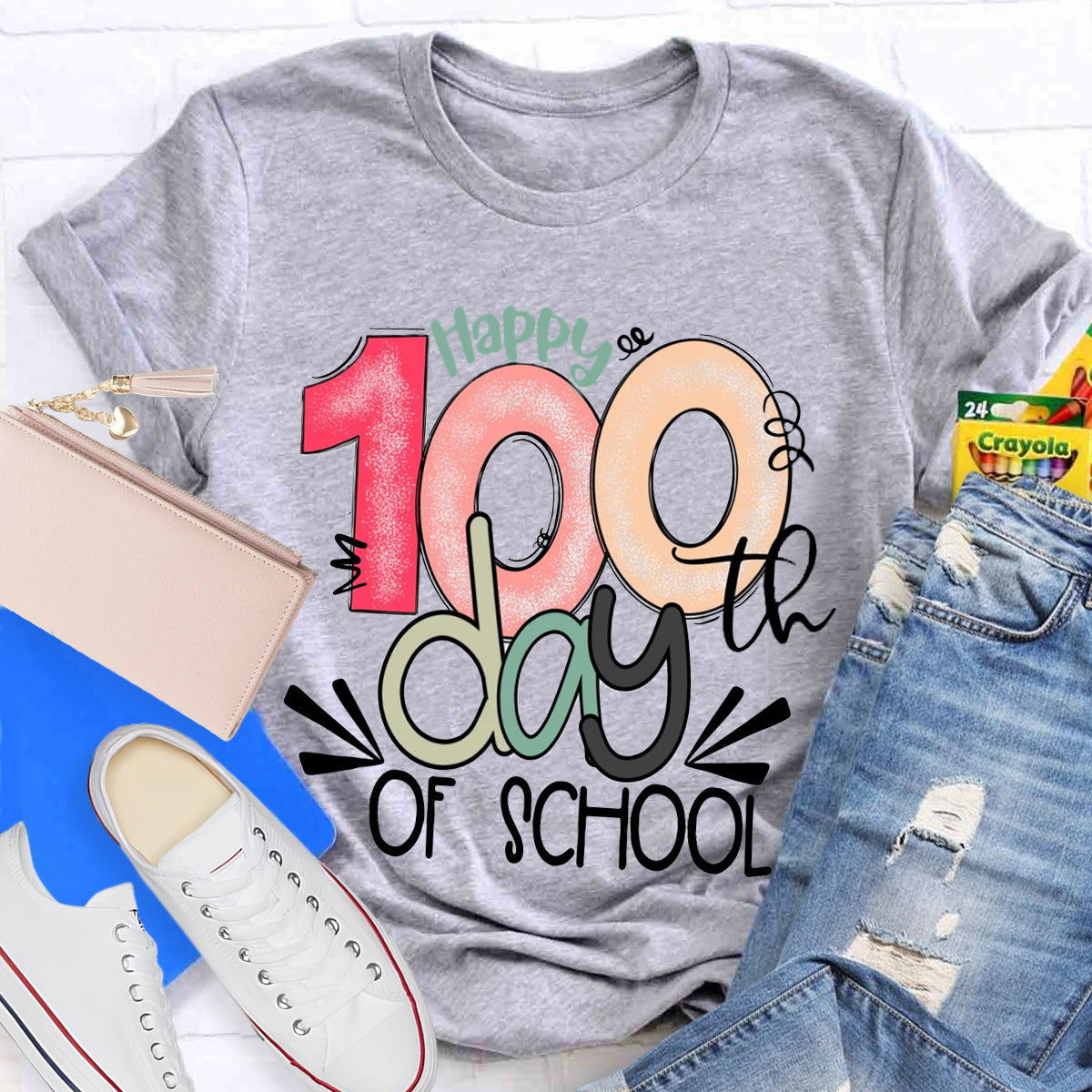 Happy 100th Days Of School T-Shirt