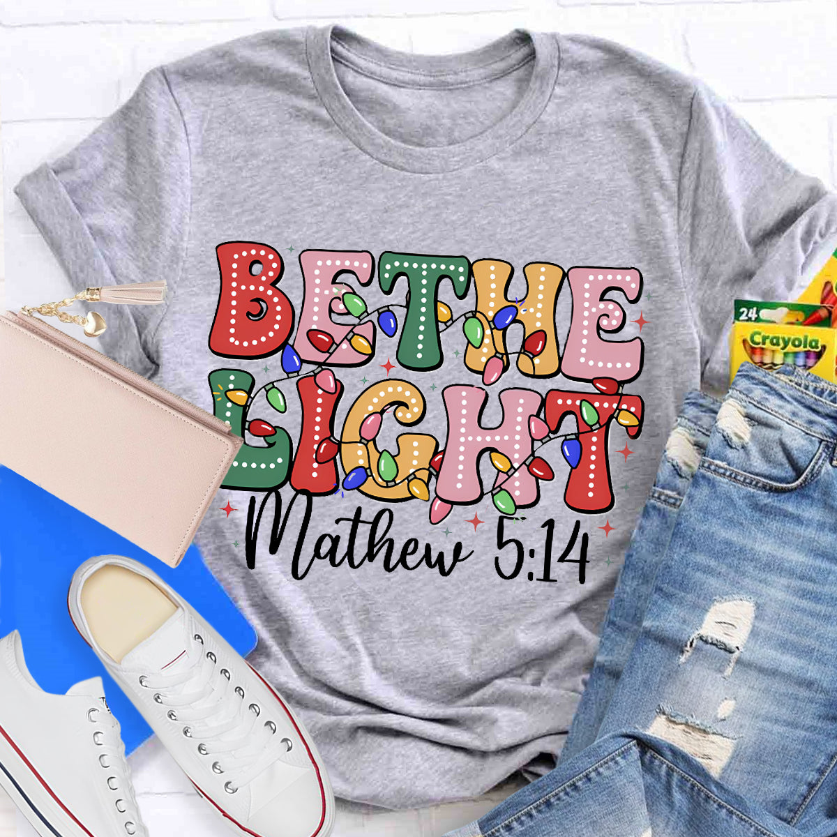 Be The Light Teacher T-Shirt