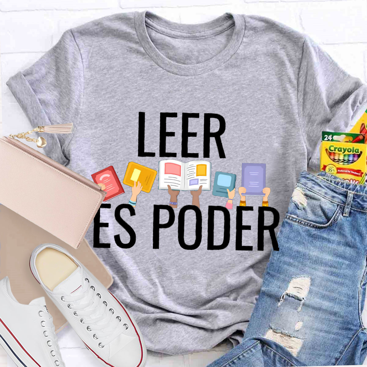 Leer Es Poder Spanish Teacher T-Shirt