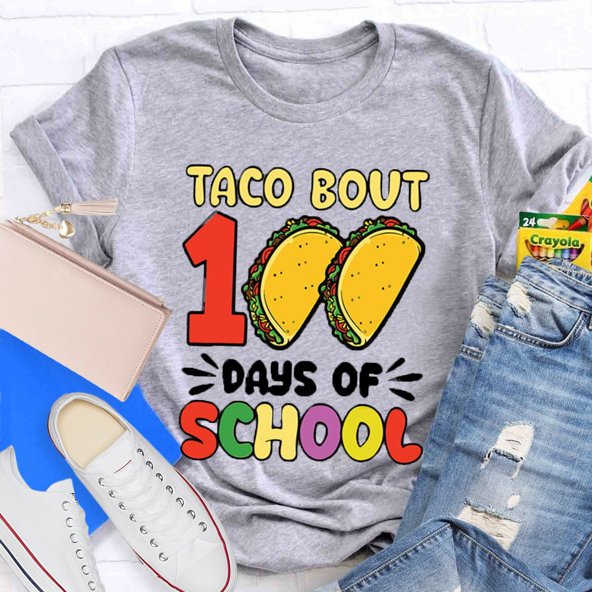 Taco Bout 100 Days Of School T-Shirt