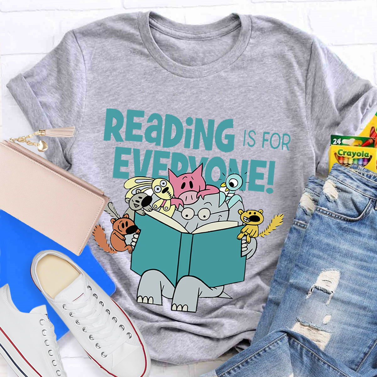 Reading Is For Everyone Teacher T-Shirt