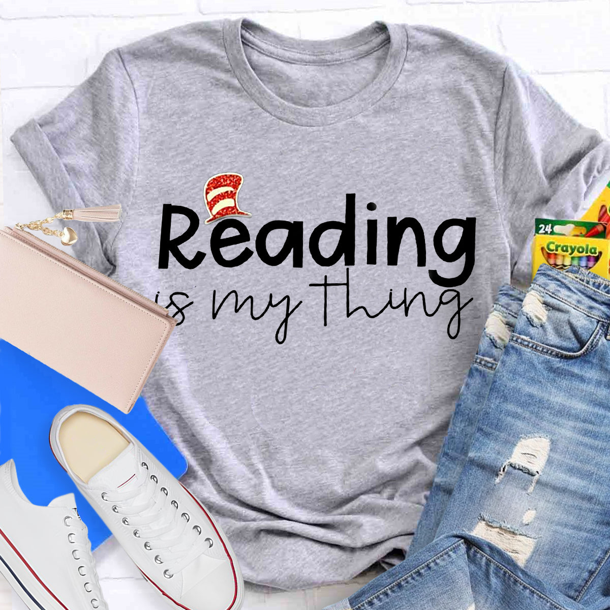 Reading Is My Thing Teacher T-Shirt