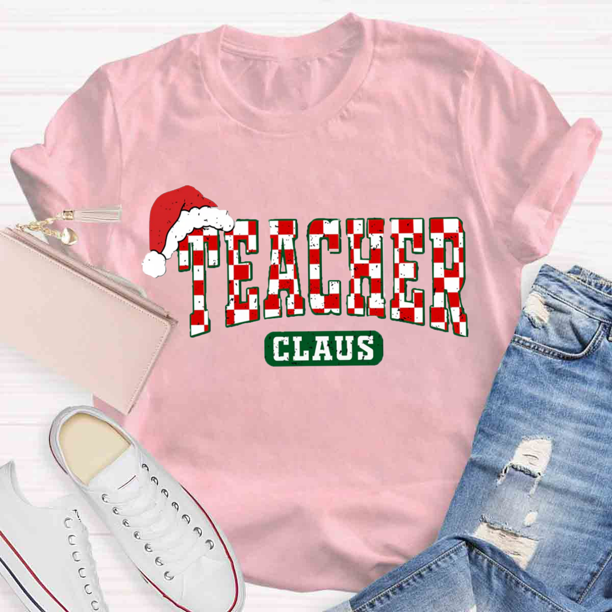 Teacher Claus Christmas  T-Shirt