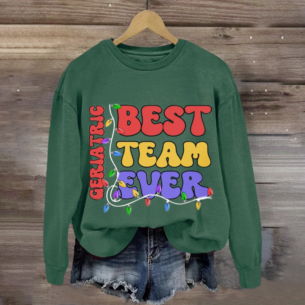 Personalized Team Name Christmas Sweatshirt