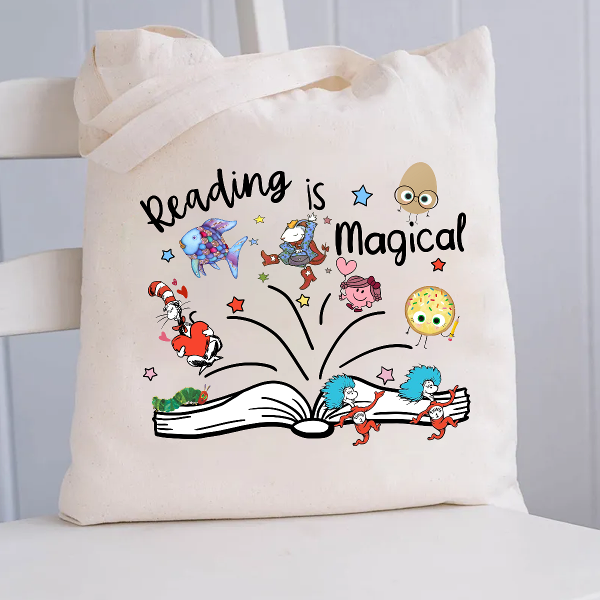 Reading Is Magical Children's Books Canvas Tote Bag