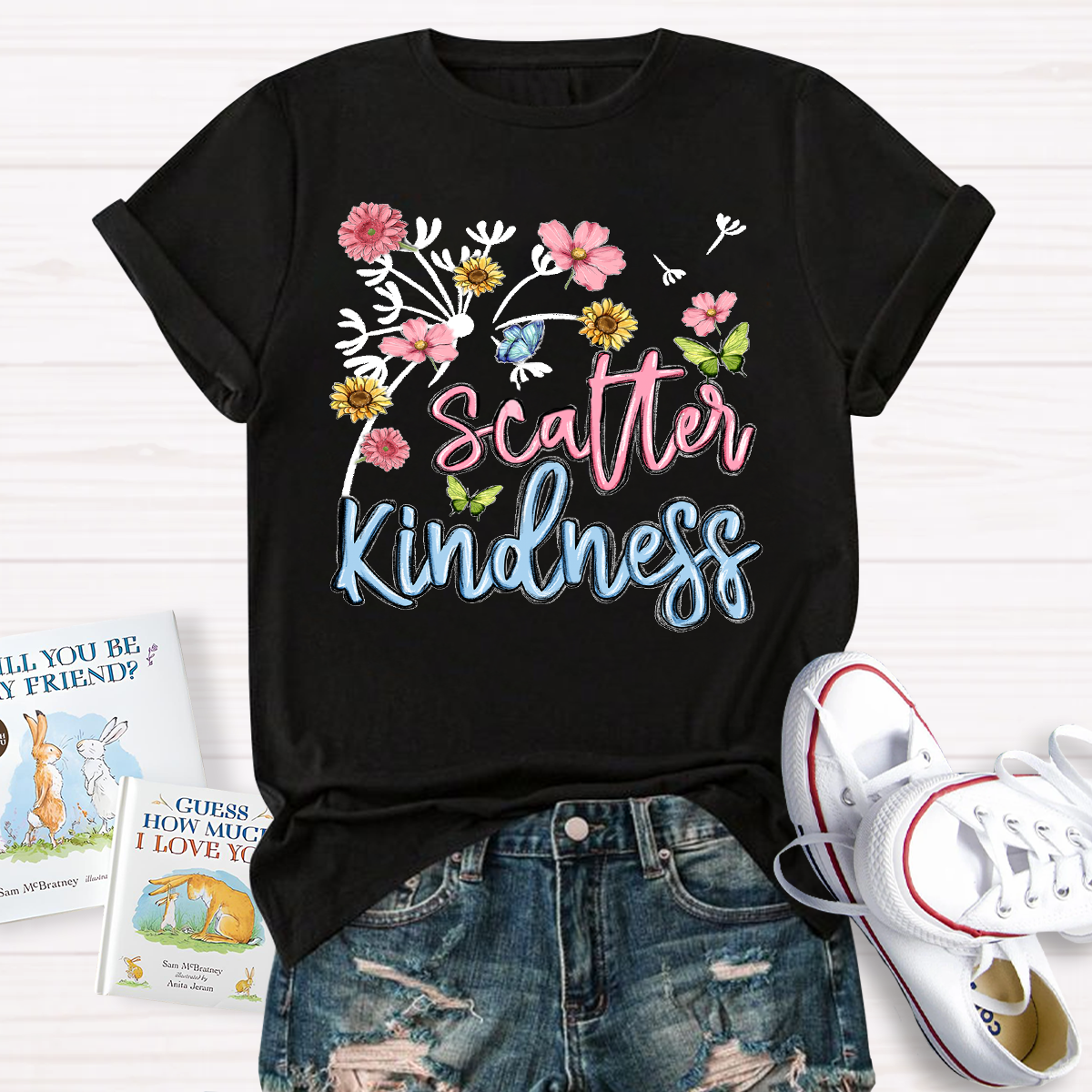 Scatter Kindness Floral T-Shirt