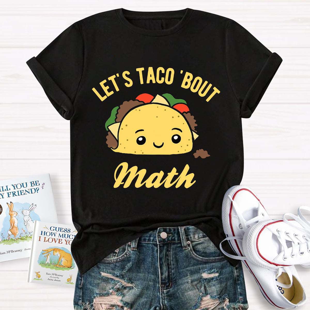 Let's Taco Bout Math Funny Teacher T-Shirt