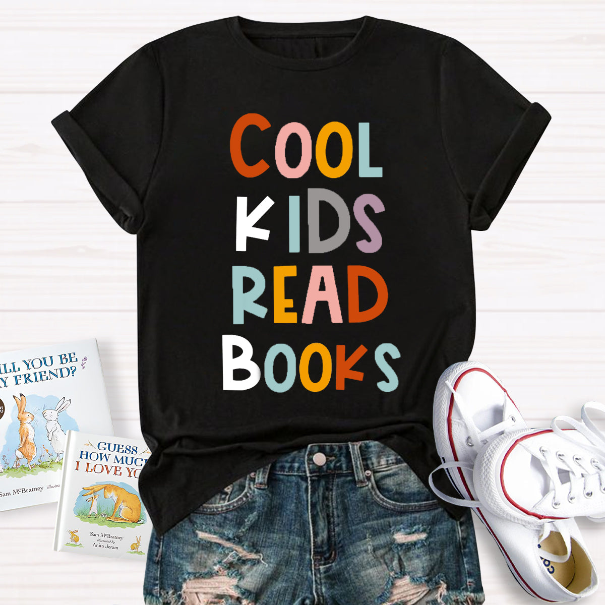 Cool Kids Read Books T-Shirt