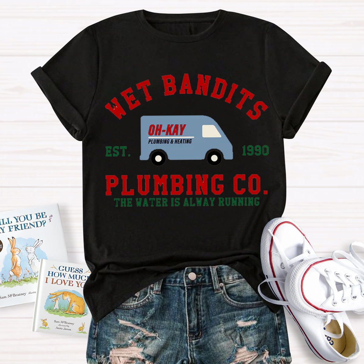 Wet Bandits Plumbing Co Teacher T-Shirt