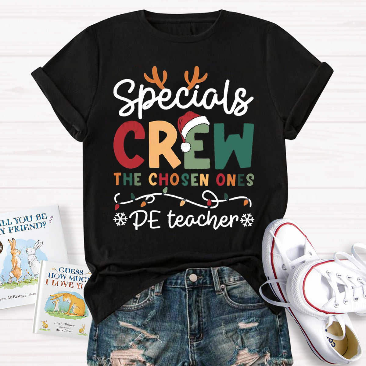 Personalized Subject Specials Crew The Choose Ones PE Teacher T-Shirt