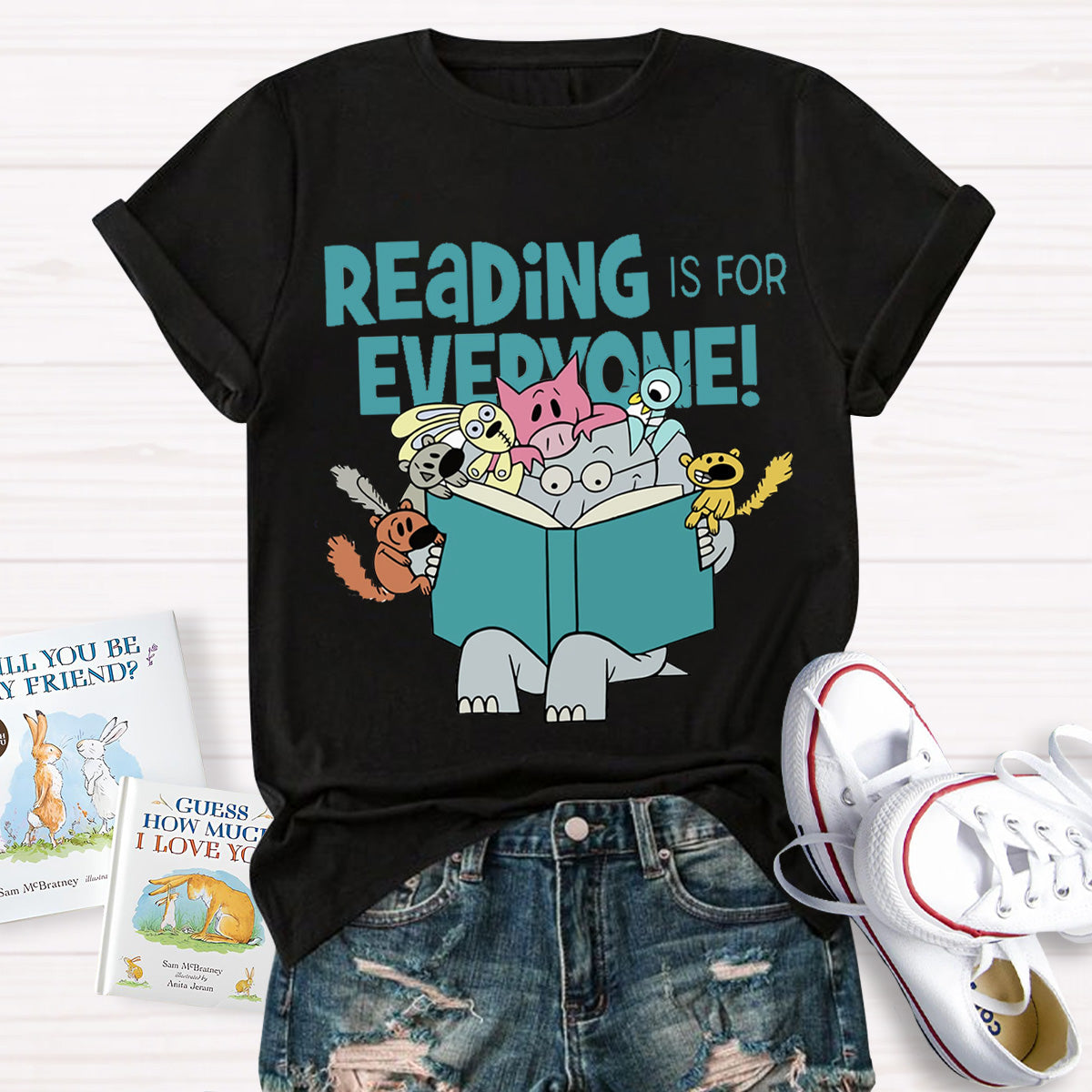 Reading Is For Everyone Teacher T-Shirt