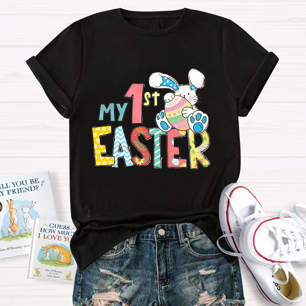 Personalized Grade My 1st Easter Teacher T-Shirt