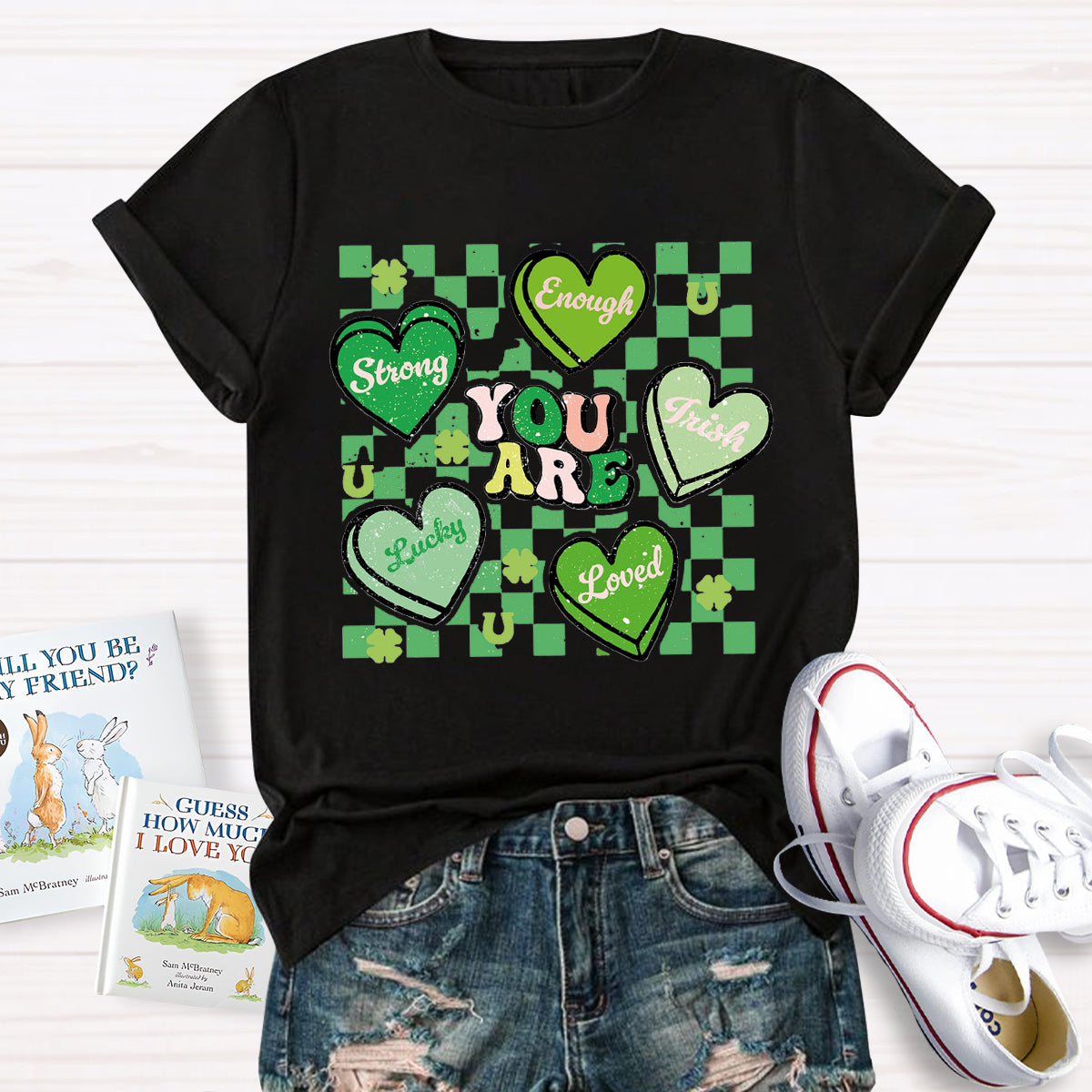 Retro Lucky Charm You Are Loved T-Shirt