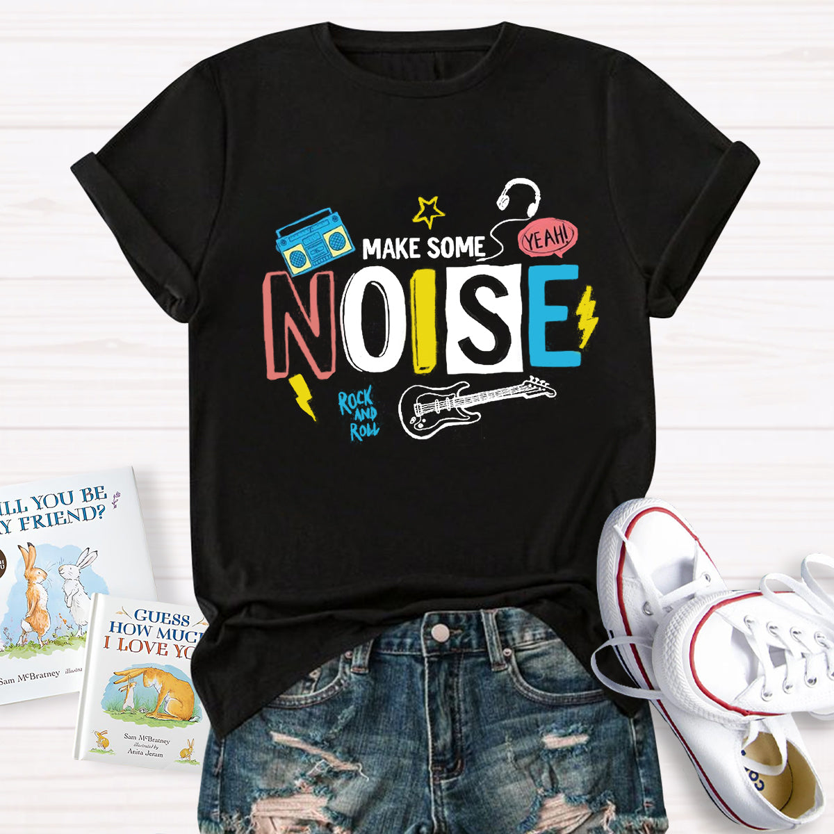 Make Some Noise Music Teacher T-Shirt