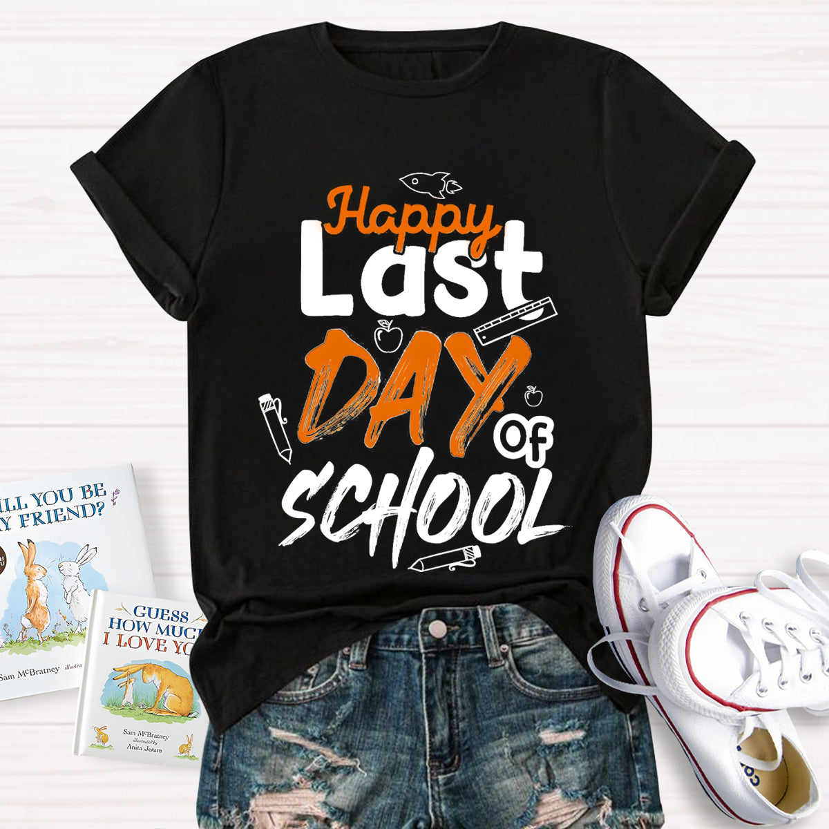 Happy Last Day Of School Ruler T-Shirt