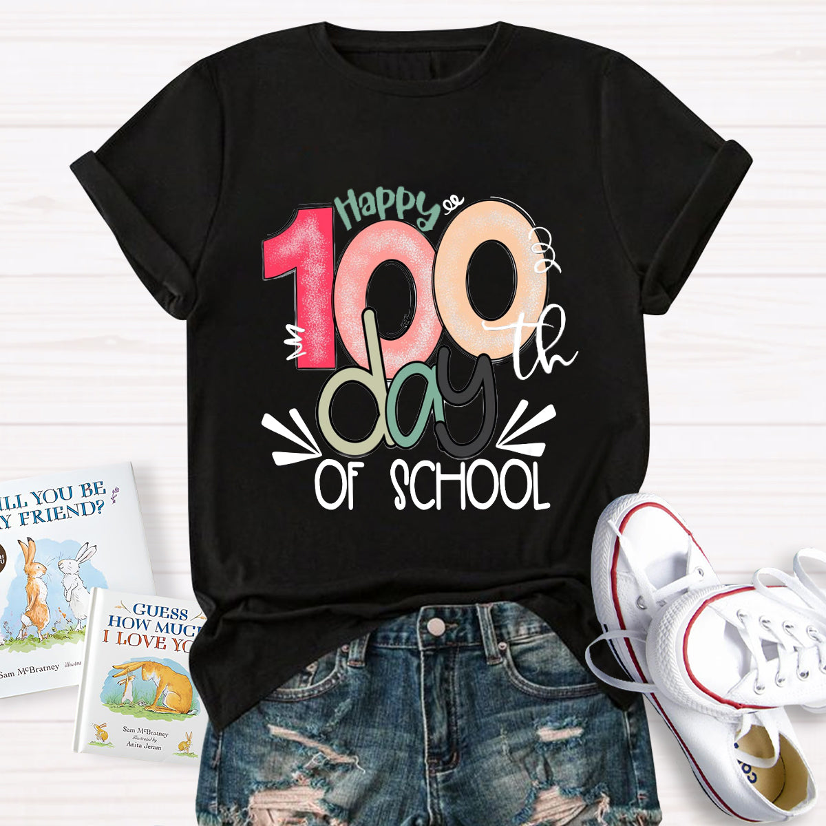 Happy 100th Days Of School T-Shirt