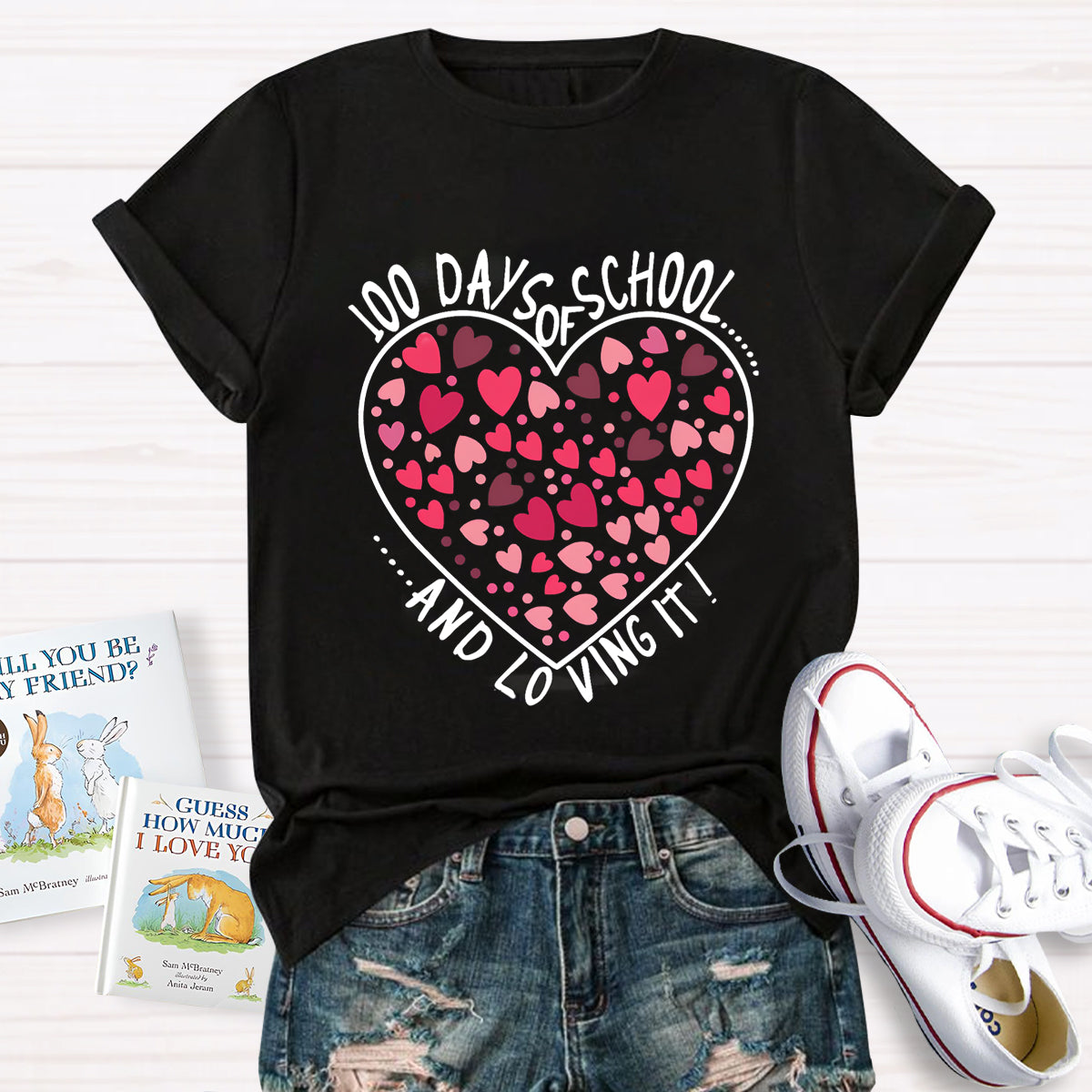 100 Days Of School And Loving It Teacher T-Shirt